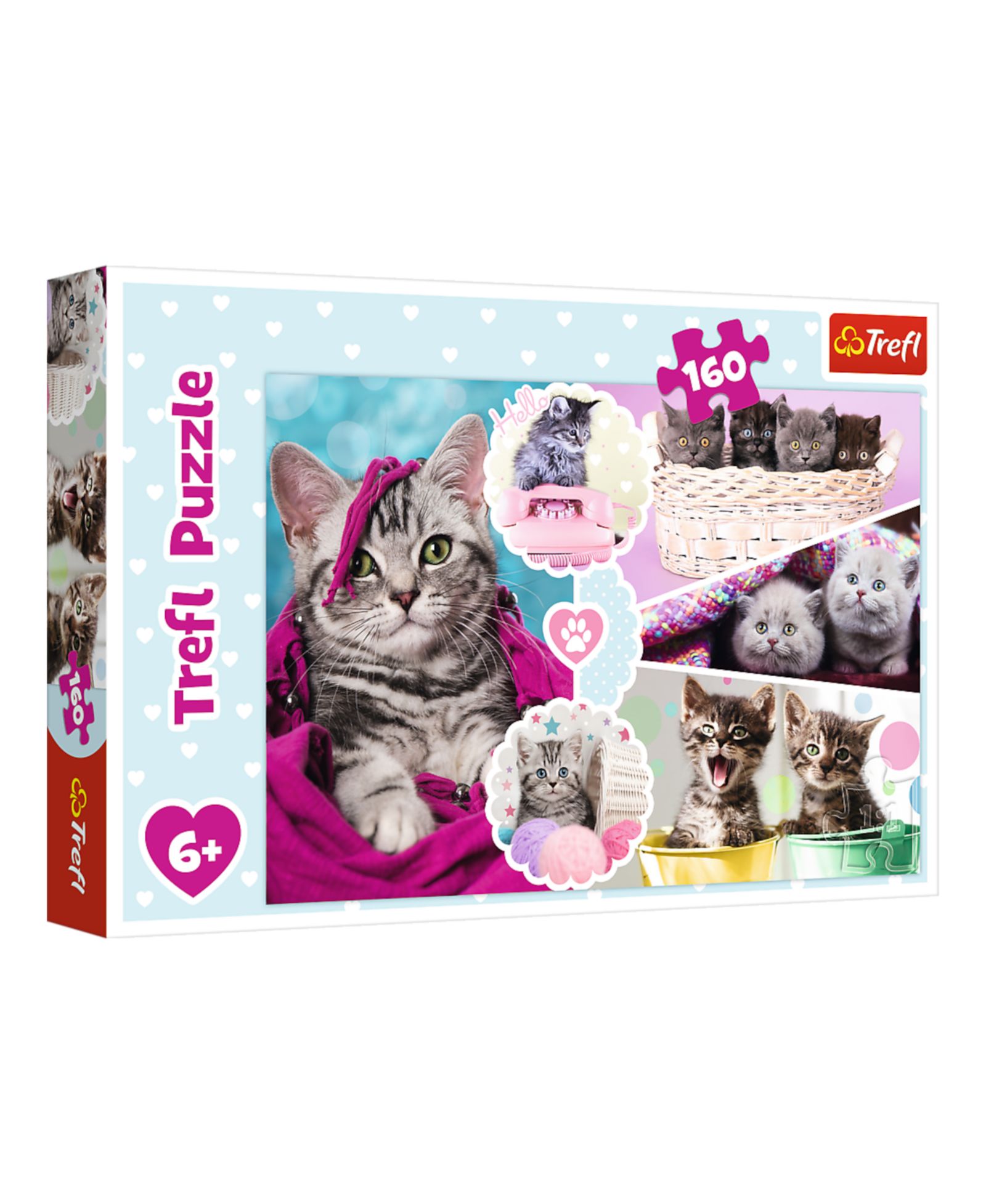 Детский пазл Trefl Red 160 Piece Lovely Kittens