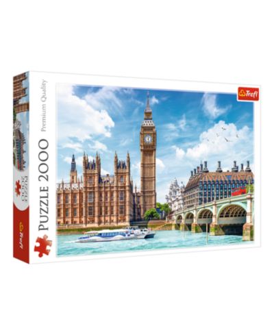 Trefl Big Ben, London, England 2000-Piece Puzzle, Ages 10+