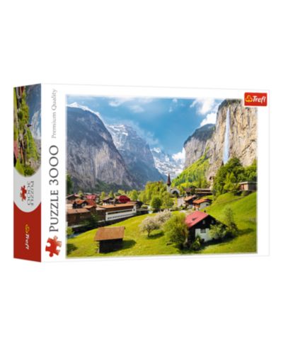 Trefl Landscape Lauterbrunnen, Switzerland 3000-Piece Puzzle, Ages 15+