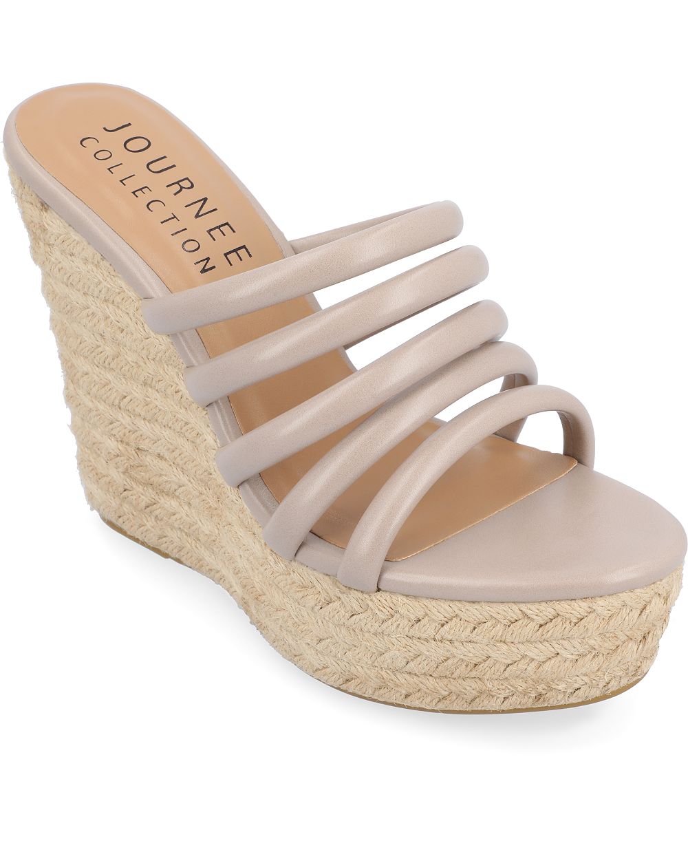 Journee Collection женские сандалии на платформе и клине Cynthie