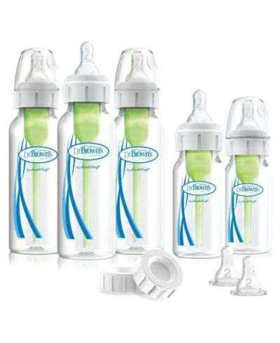 Набор для кормления новорожденных Dr. Browns Anti-Colic Options+ из 17 предметов