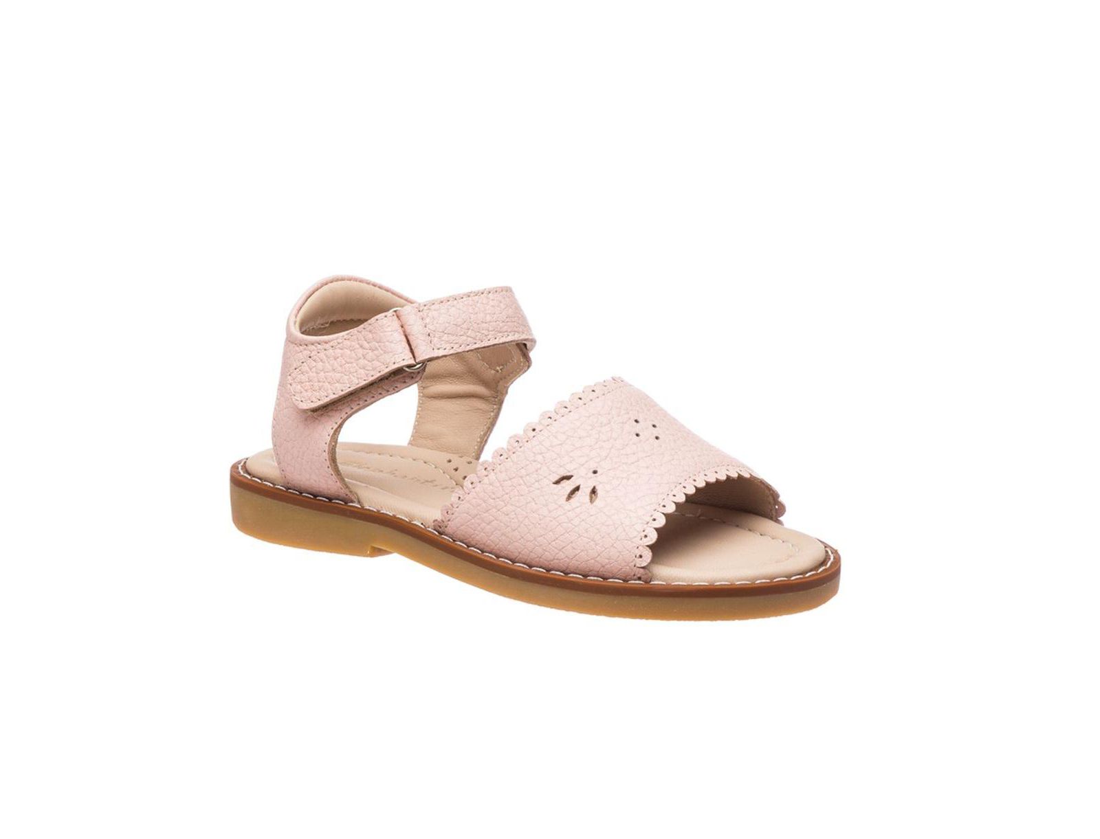 Elephantito Child Girl Classic Sandal with Scallop