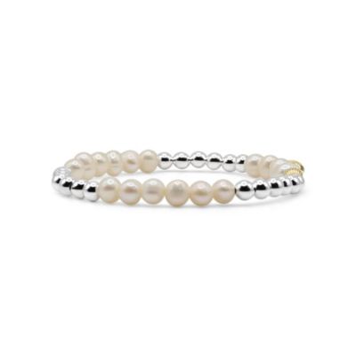 Bowood Lane серебряный браслет с жемчугом Freshwater 5mm
