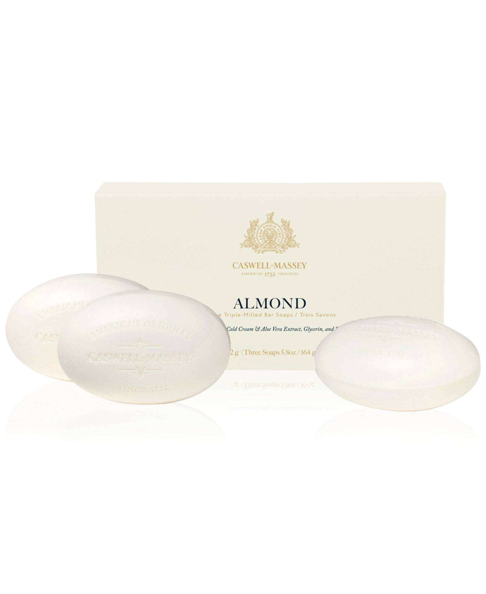Caswell Massey Набор мыла Almond, 3 шт.