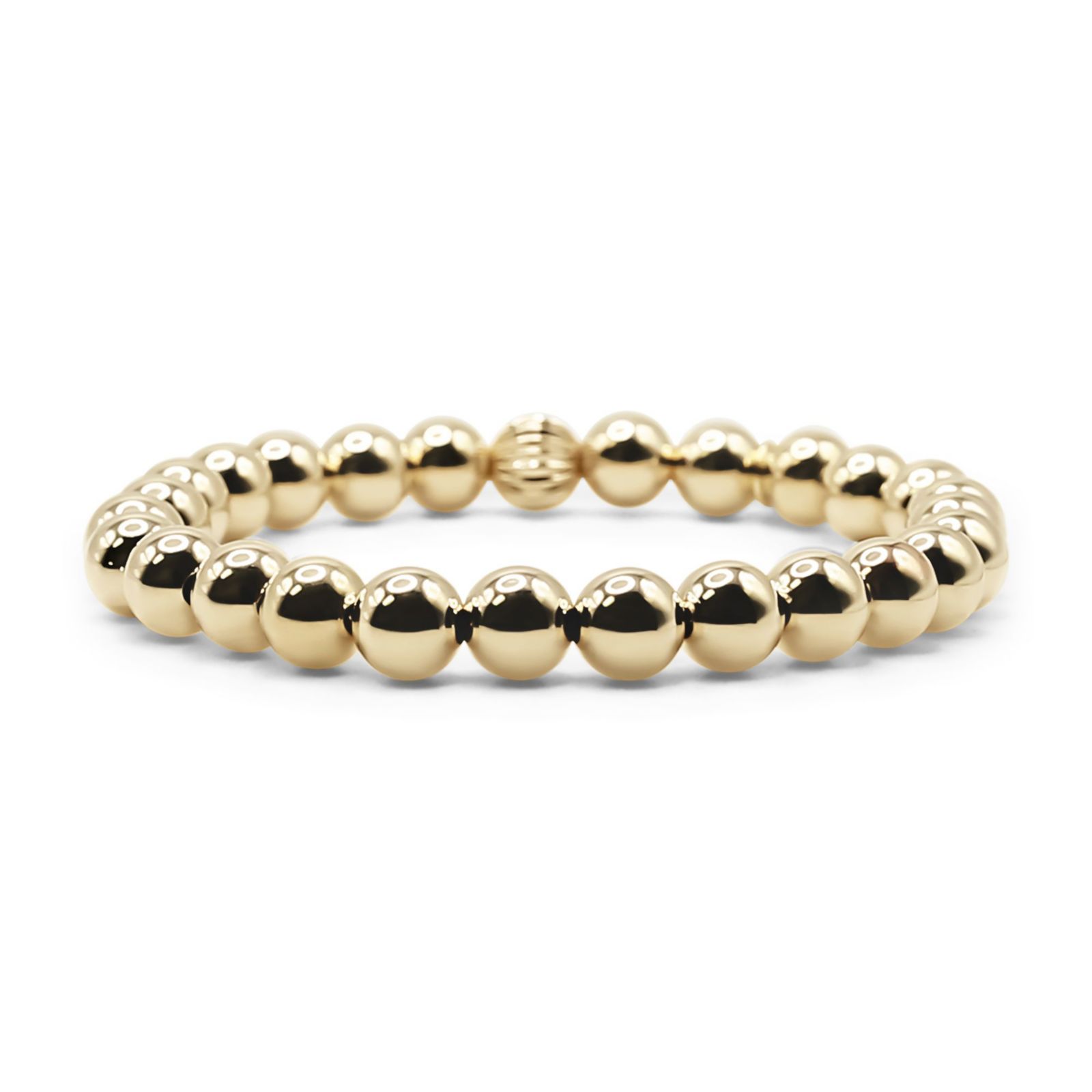 Bowood Lane браслет Gold filled Gold Ball 7mm