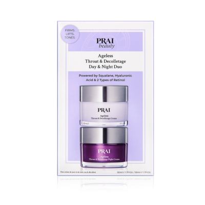 Дневной и ночной дуэт Prai Beauty Ageless для шеи и декольте, 50ml