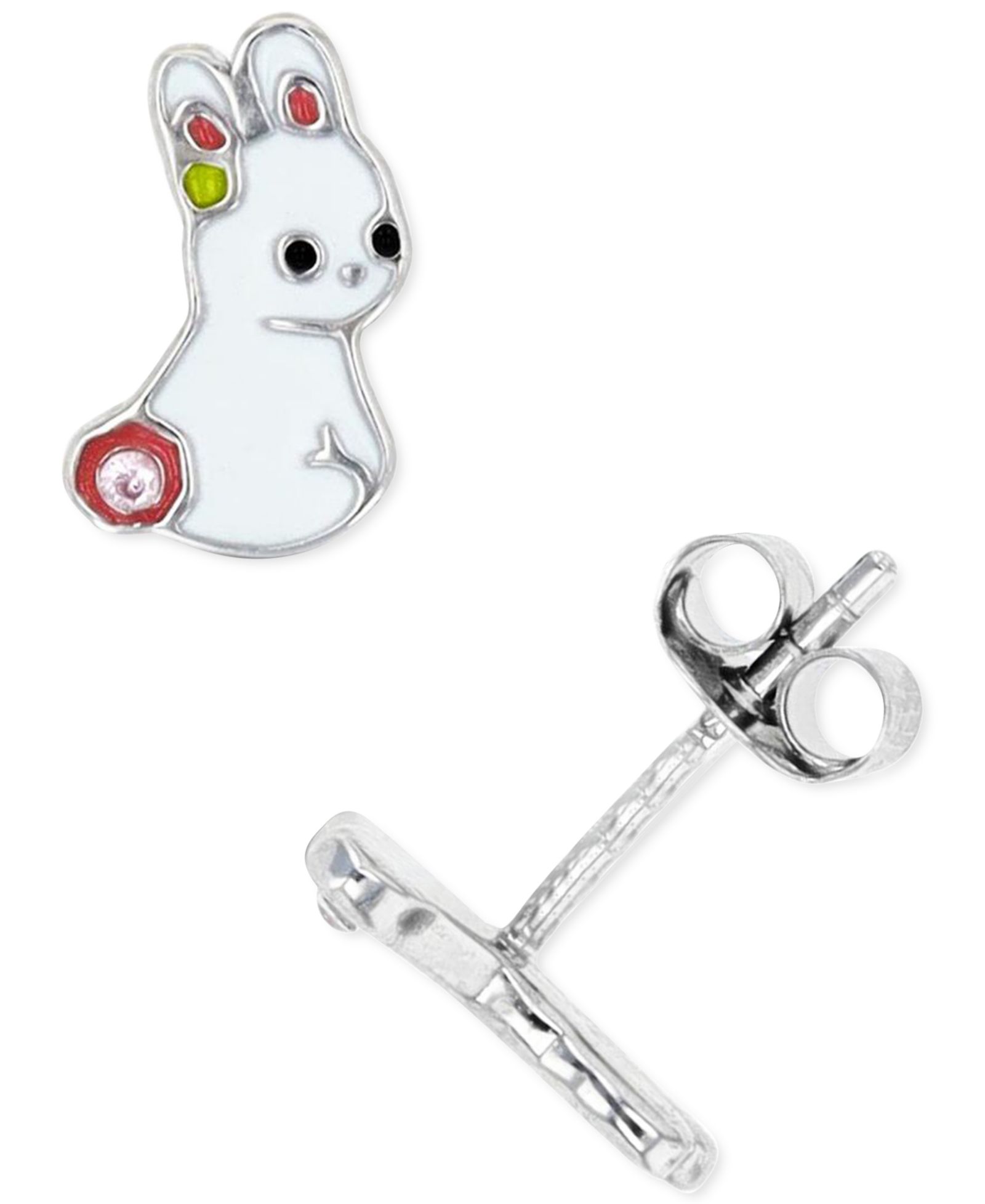 Серьги-гвоздики Bunny Stud из стерлингового серебра или 14k Gold over Sterling Silver