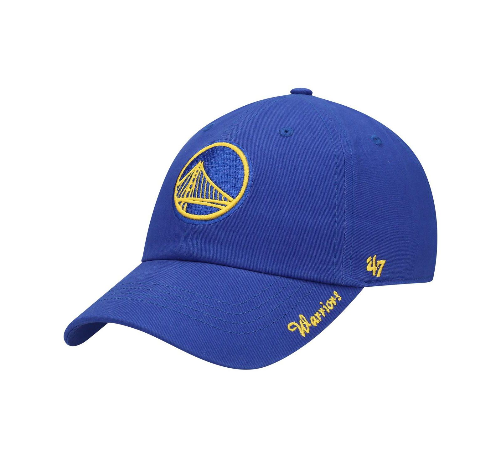 Women's '47 Brand Royal Golden State Warriors Miata Clean Up Logo Adjustable Hat
