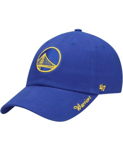 Женская кепка '47 Brand Royal Golden State Warriors Miata Clean Up Logo Adjustable