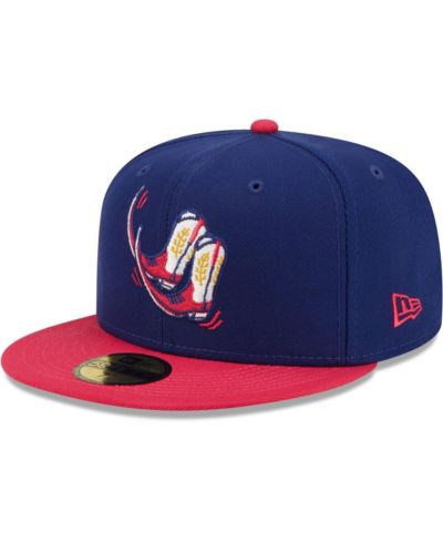 Men's New Era Navy, Coral Pointy Boots de Amarillo Copa De La Diversion 59FIFTY Fitted Hat