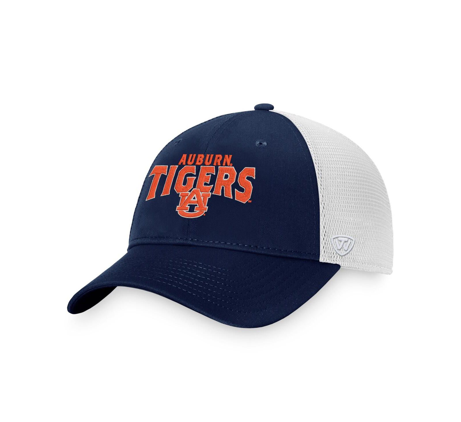 Кепка Top of the World Men's Navy Auburn Tigers Breakout Trucker Snapback