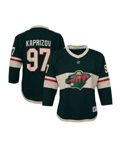 Детская джерси Kirill Kaprizov Green Minnesota Wild Home Replica
