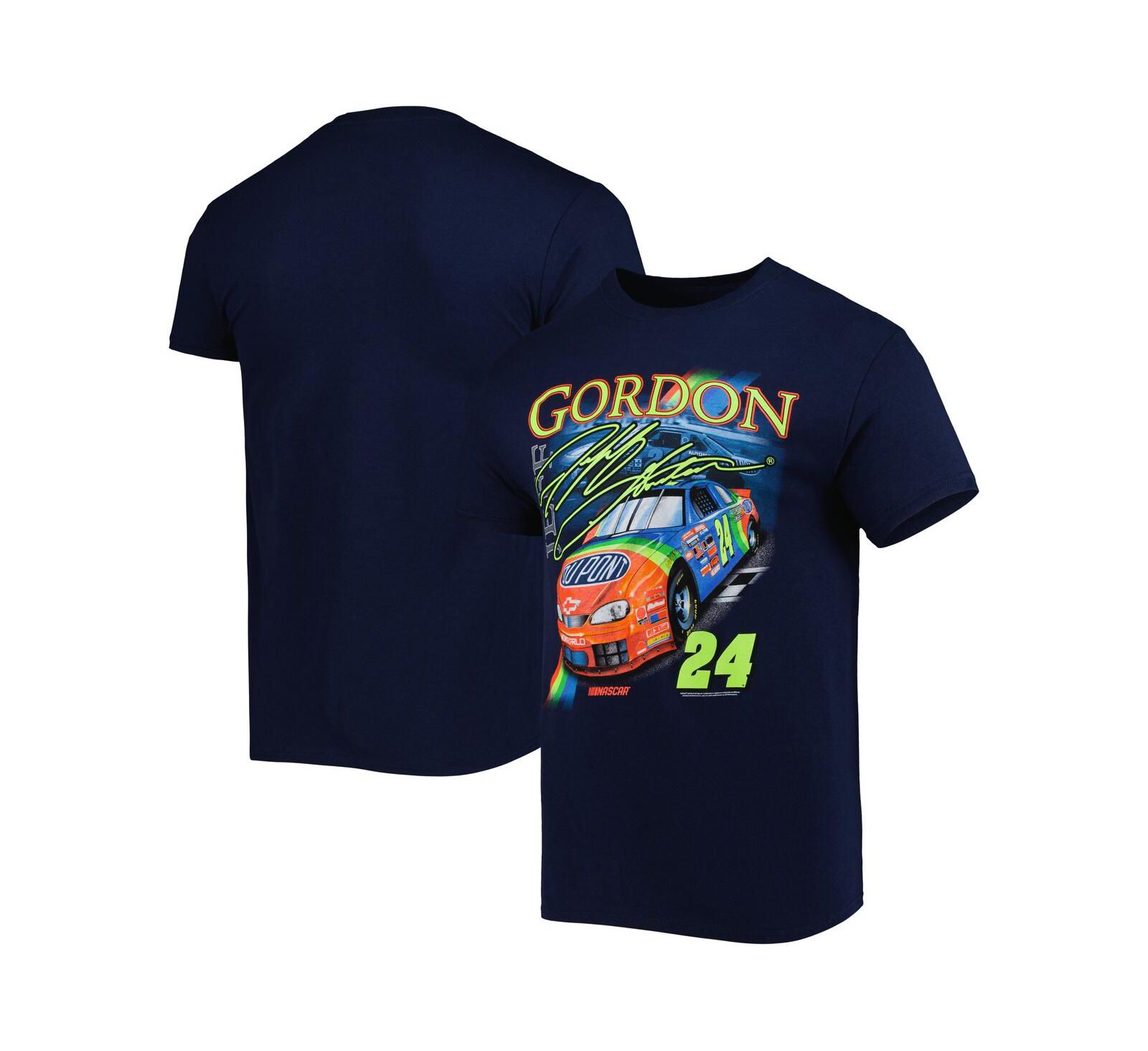 Мужская футболка Hendrick Motorsports Team Collection Jeff Gordon DuPont, темно-синяя