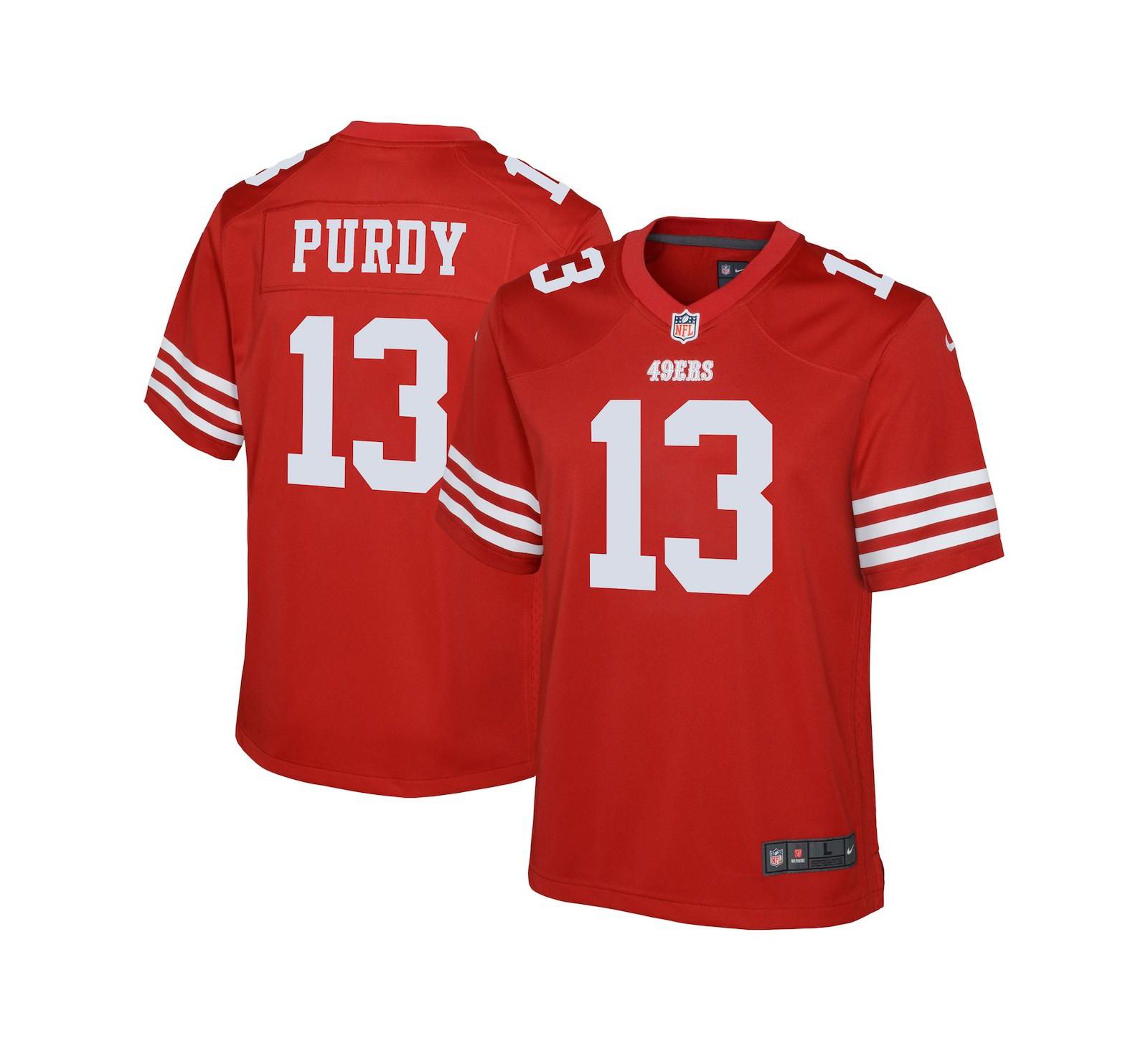 Детская игровая джерси Nike Youth Boys Brock Purdy San Francisco 49ers