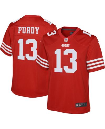 Nike Youth Boys Brock Purdy Scarlet San Francisco 49ers Game Jersey