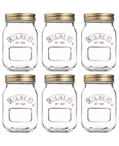 Банка для консервации Kilner 1.7-oz, набор из 6 шт