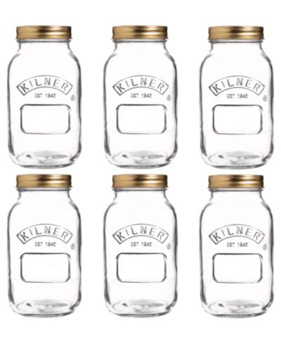 Kilner набор банок для консервации 34 oz, 6 шт