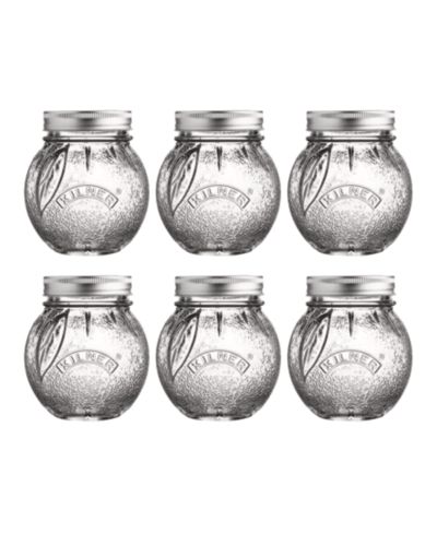 Оранжевая банка Kilner 13.5 oz, набор из 6 штук