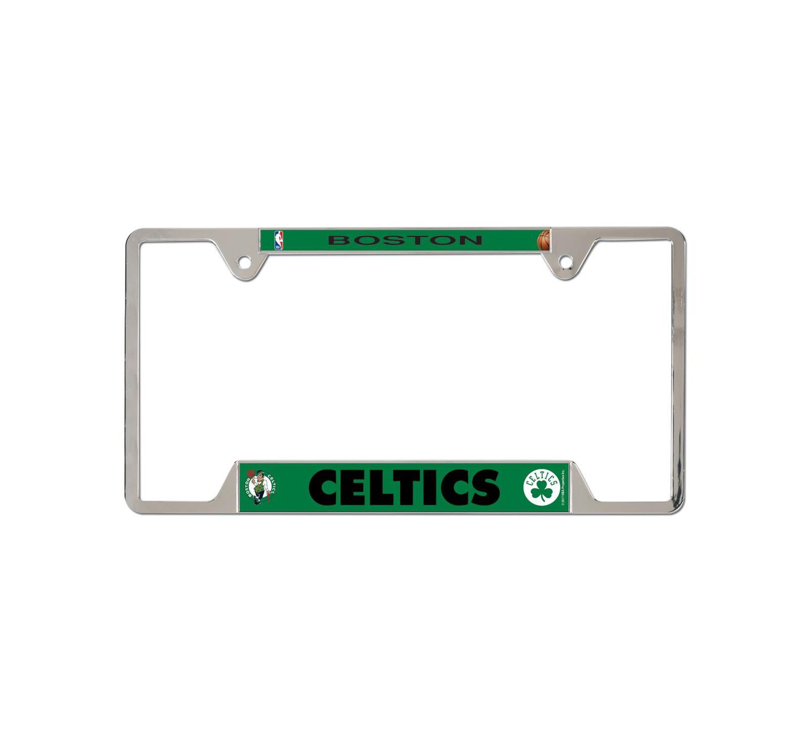 Металлическая рамка для номерного знака Wincraft Boston Celtics Chrome Plated