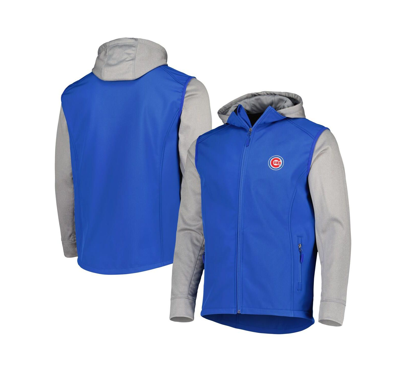 Мужская куртка full-zip Dunbrooke Chicago Cubs Alpha Royal/Heather Gray