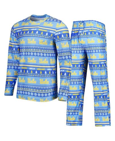 Мужской комплект для сна Concepts Sport Blue UCLA Bruins: футболка с длинным рукавом и брюки