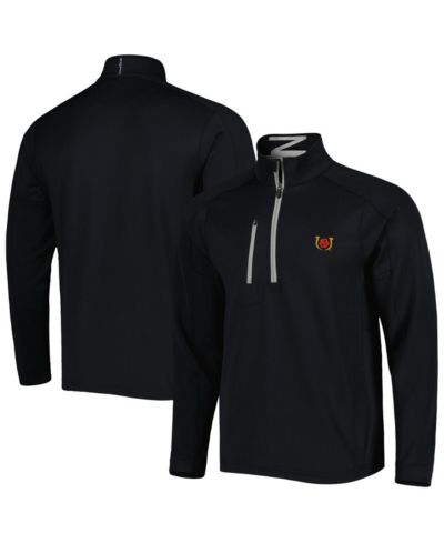 Мужская куртка Zero Restriction Black Kentucky Derby Z500 Quarter-Zip