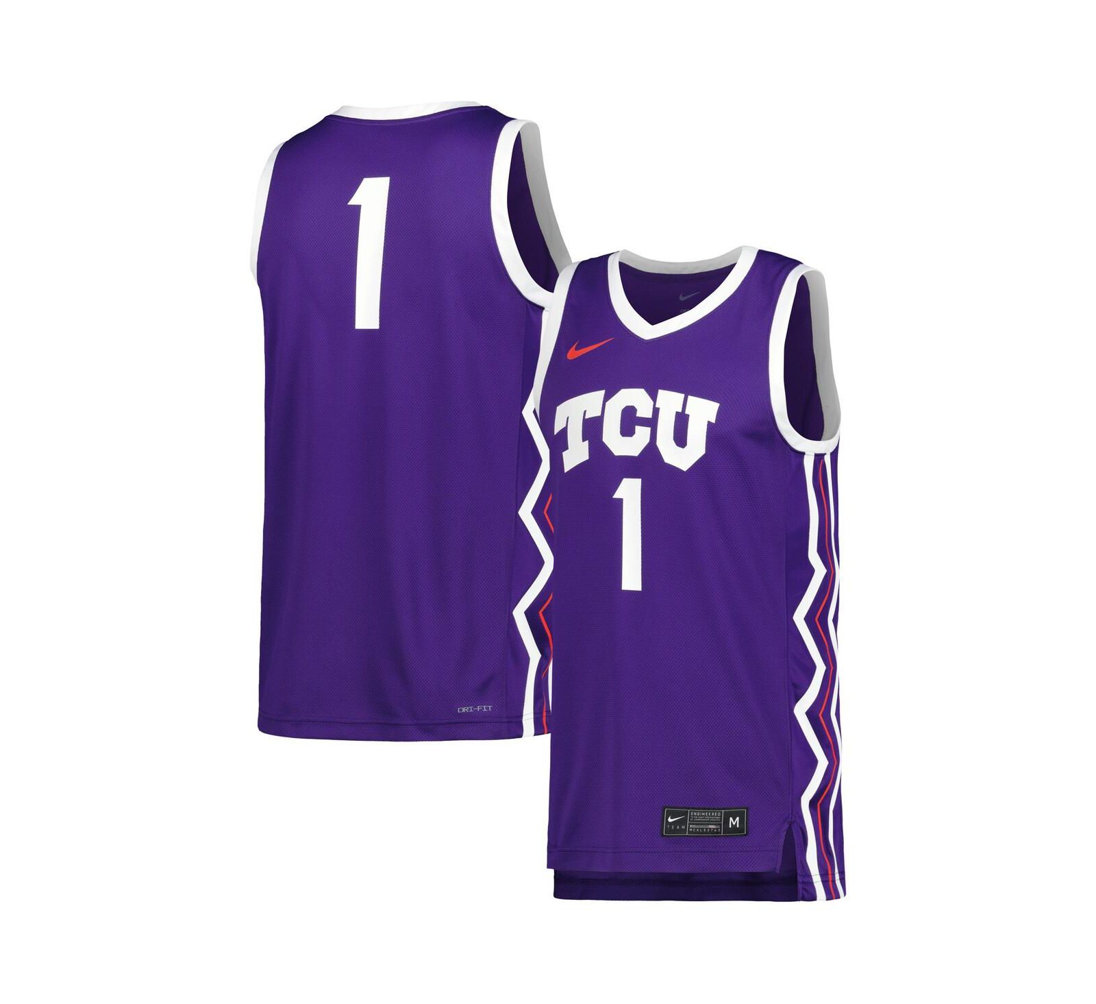 Мужская баскетбольная джерси Nike фиолетового цвета TCU Horned Frogs