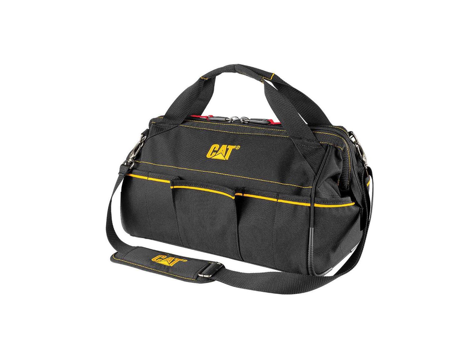 Cat 16 Inch Tech Wide-Mouth Tool Bag with 14 Pockets