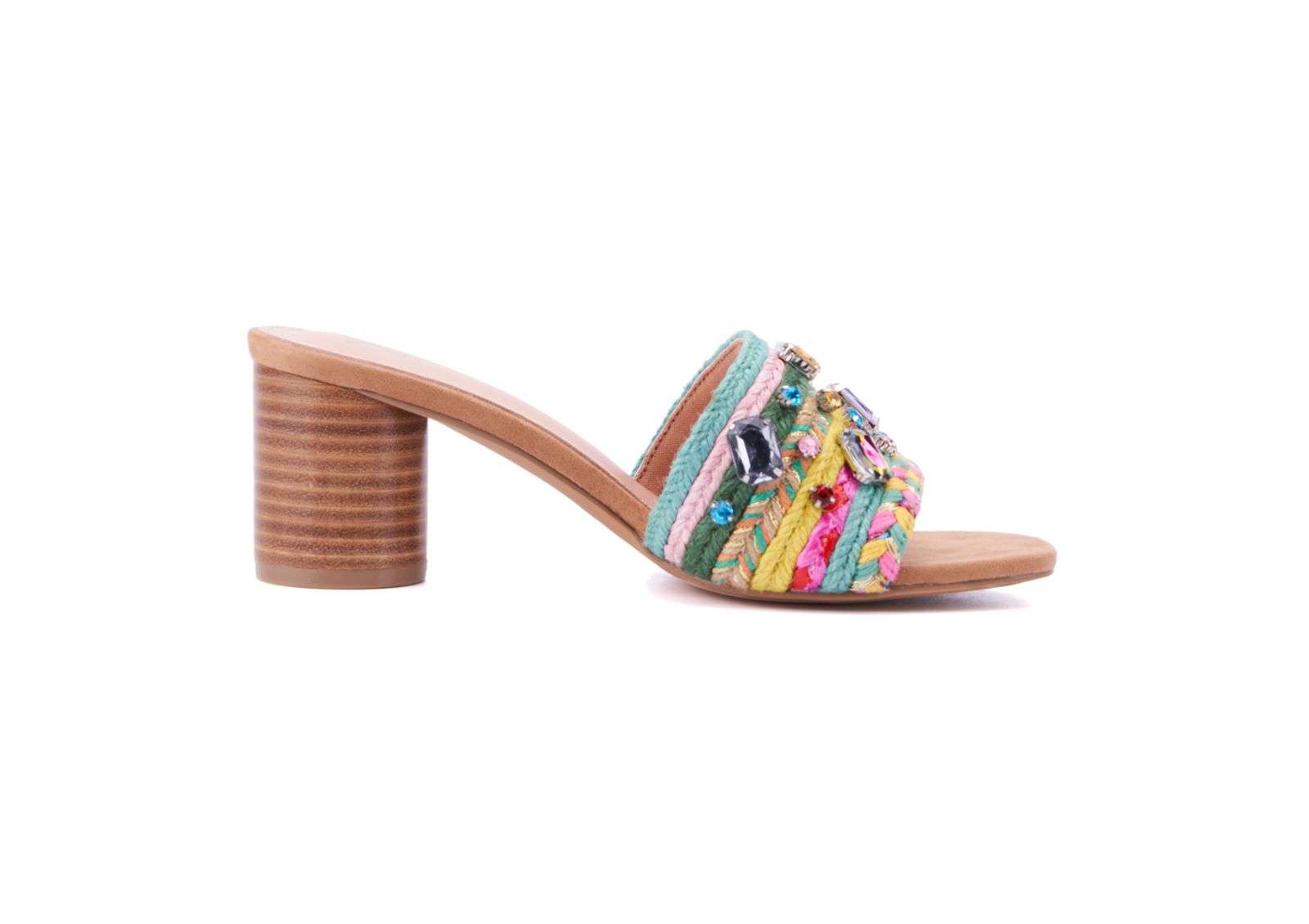 Raquelle Women's Wood Heel Mule