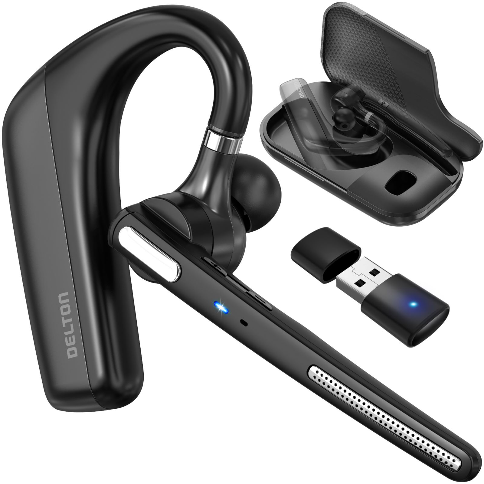 Delton 90X Wireless Noise-Cancelling Adjustable Bluetooth Headset