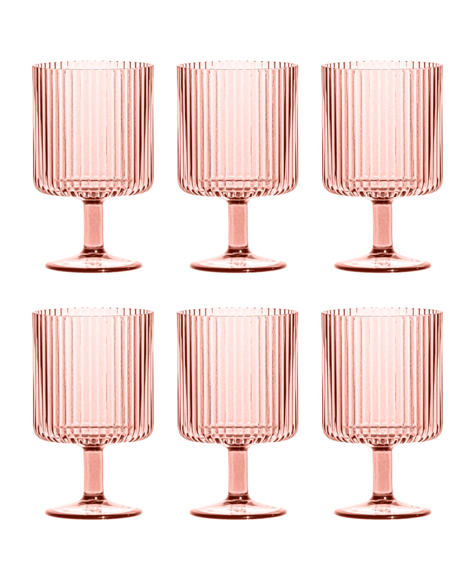 Abode Homewares Mesa Stacking Wine Goblet  Set of 6