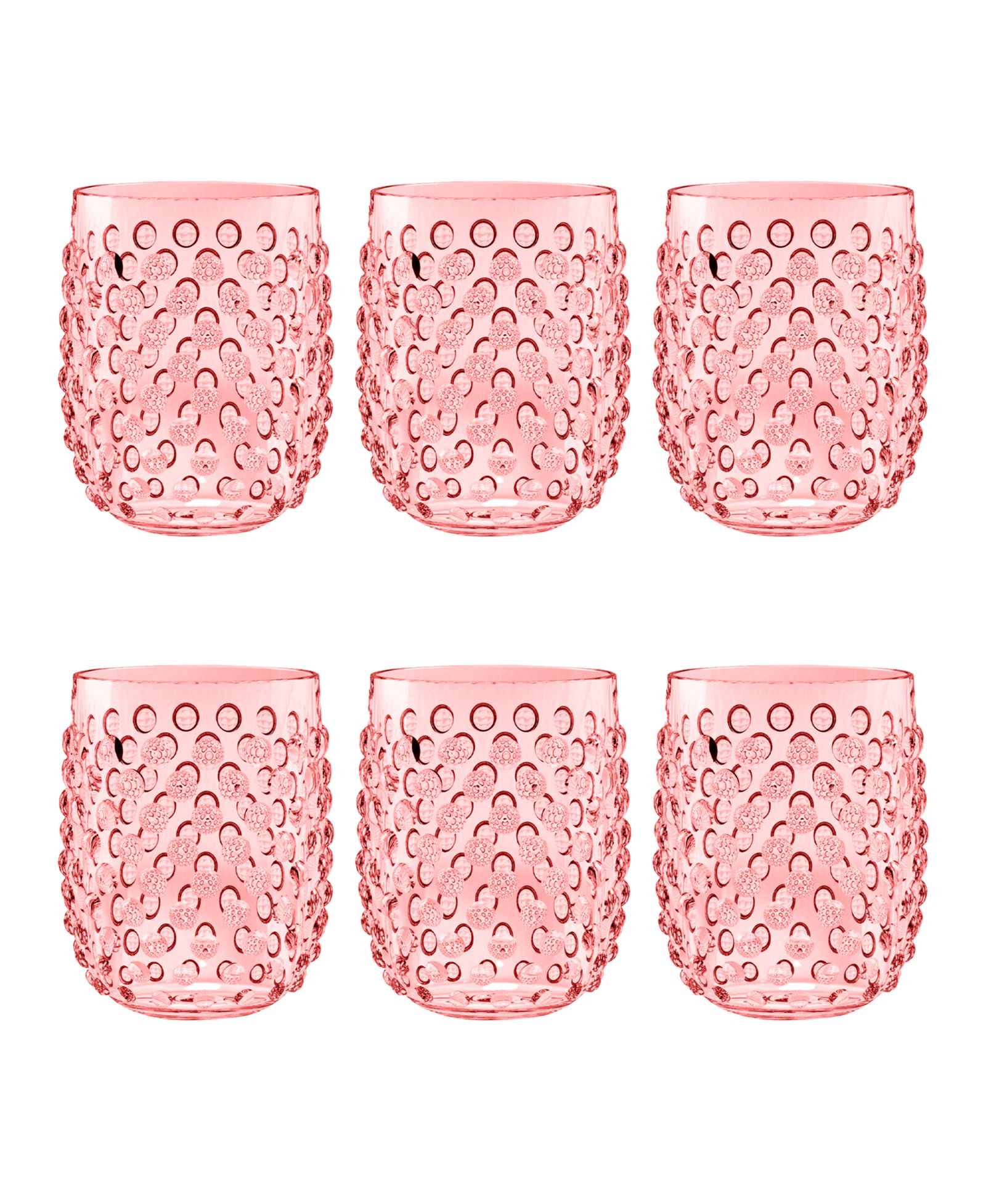 Набор из 6 бокалов Abode Homewares Hobnail без ножки
