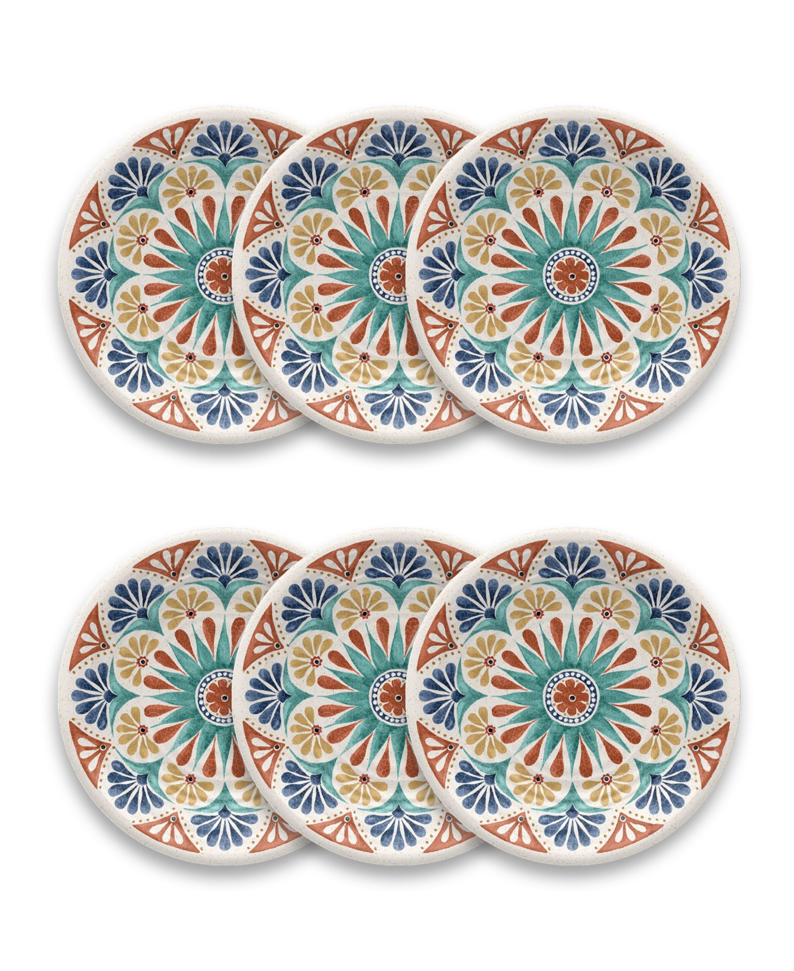 Abode Homewares набор тарелок Desert Rio 6 шт.