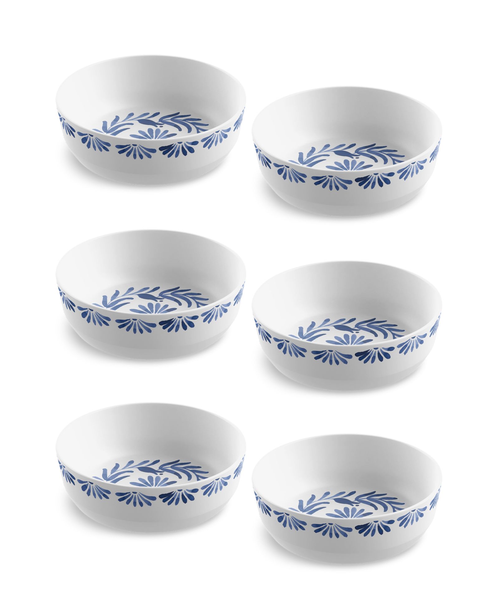 Abode Homewares Azul Dinner Bowl Set of 6