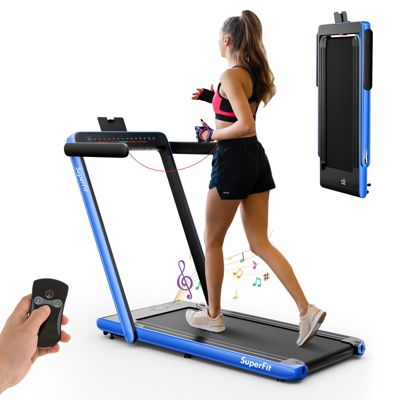 Costway беговая дорожка 2.25HP 2 in 1 Dual Display