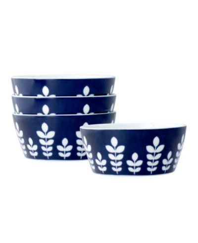 Noritake Bluefjord Set of 4 Fruit Bowls, 5.50", 15 oz.