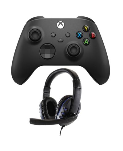 Xbox контроллер Series X/S с проводной универсальной гарнитурой