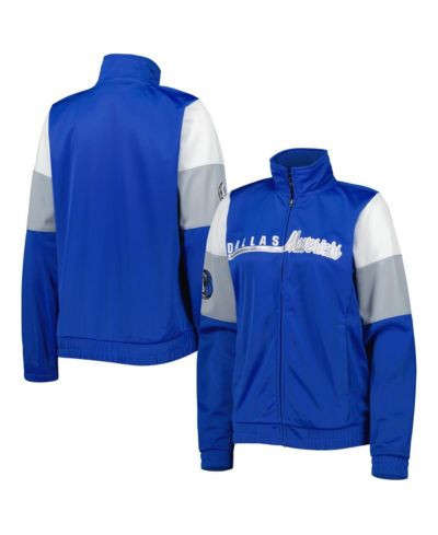 Women's G-III 4Her by Carl Banks Blue Dallas Mavericks Change Up Full-Zip Track Jacket