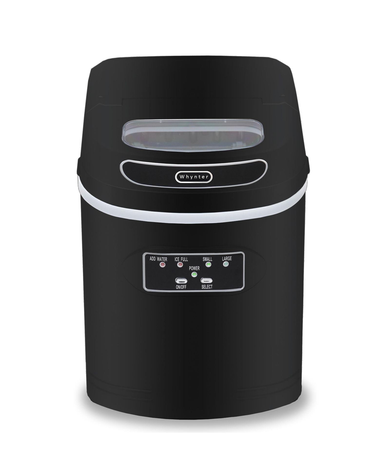 Whynter Compact Portable Ice Maker 27 lb capacity - Black