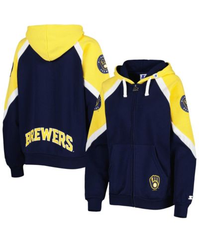 Женская толстовка Starter Milwaukee Brewers Hail Mary Full-Zip