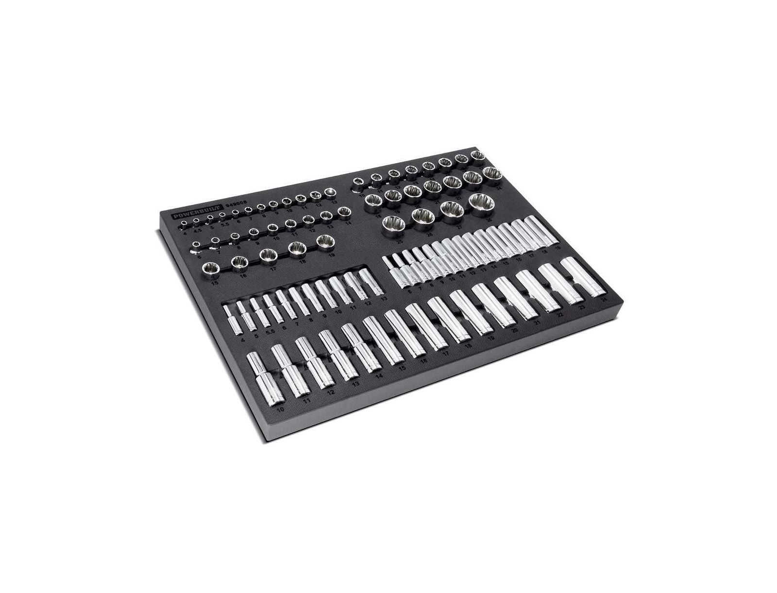 Набор метрических головок Powerbuilt 85 Piece Pro Tech