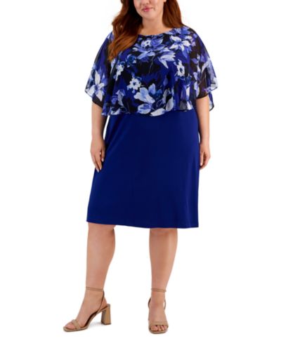 Connected платье-футляр с цветочным принтом Plus Size