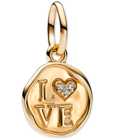Подвеска-шарм Pandora Cubic Zirconia Love Dangle