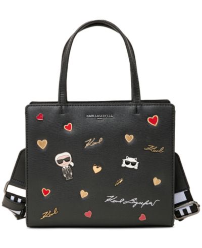 Сумка Karl Lagerfeld Paris Maybelle с декоративными значками