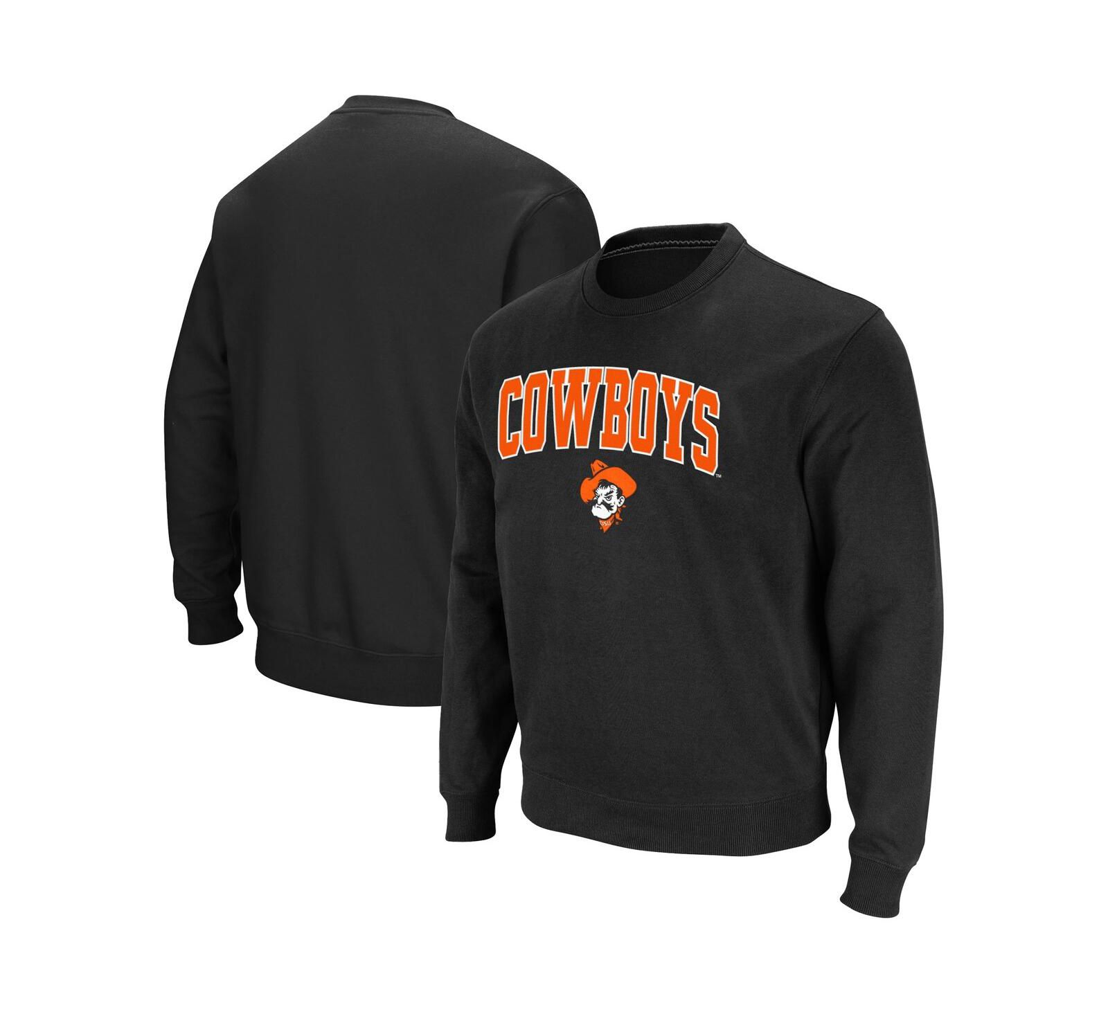 Мужской свитшот Colosseum Oklahoma State Cowboys Crew Neck