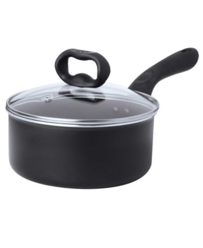 Ecolution Aluminum 3 Quart Evolve Non-Stick Saucepan with Glass Lid