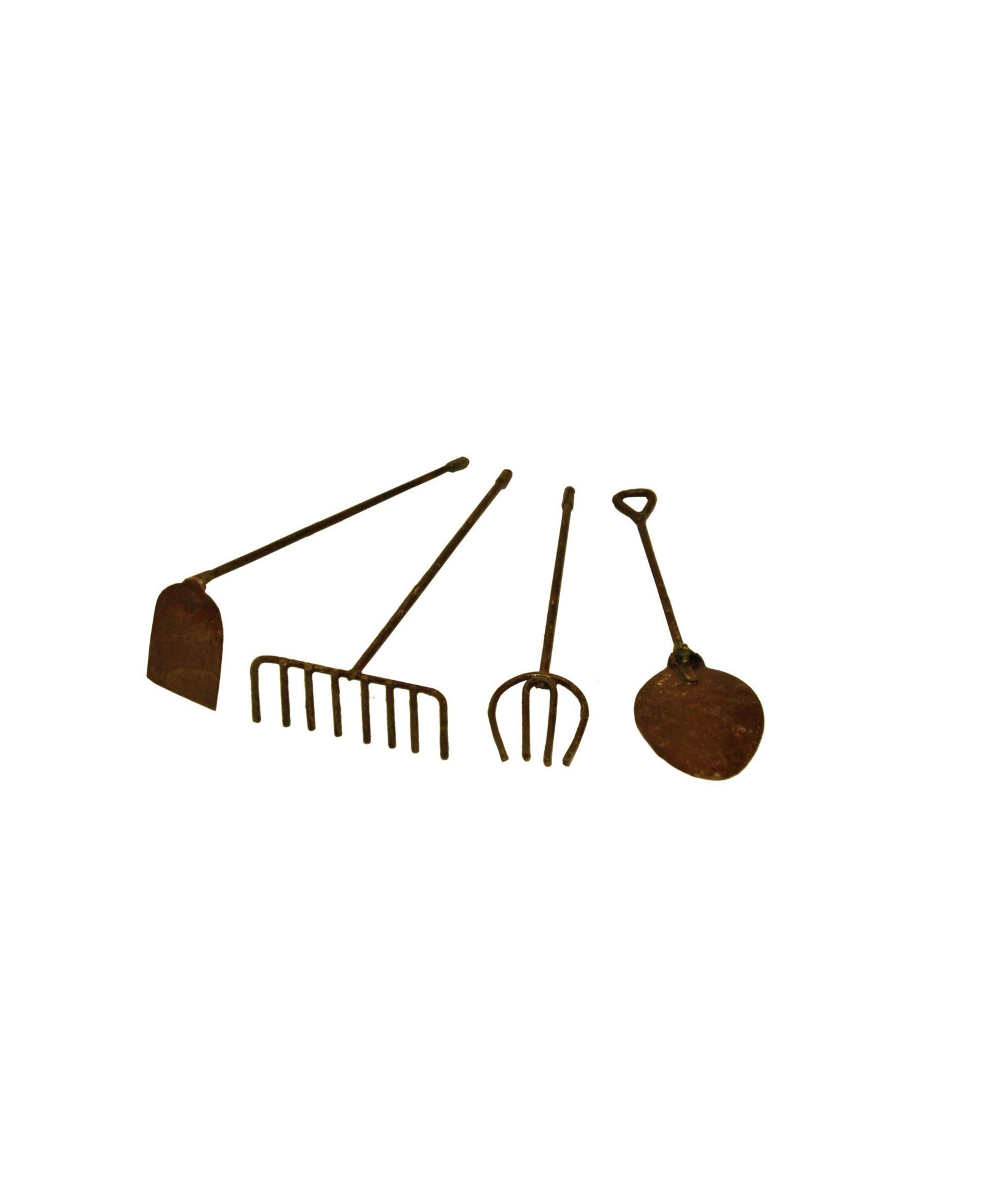Миниатюрные садовые инструменты G & F Products, 4 штуки