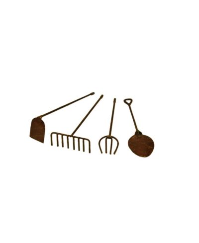 Миниатюрные садовые инструменты G & F Products, 4 штуки