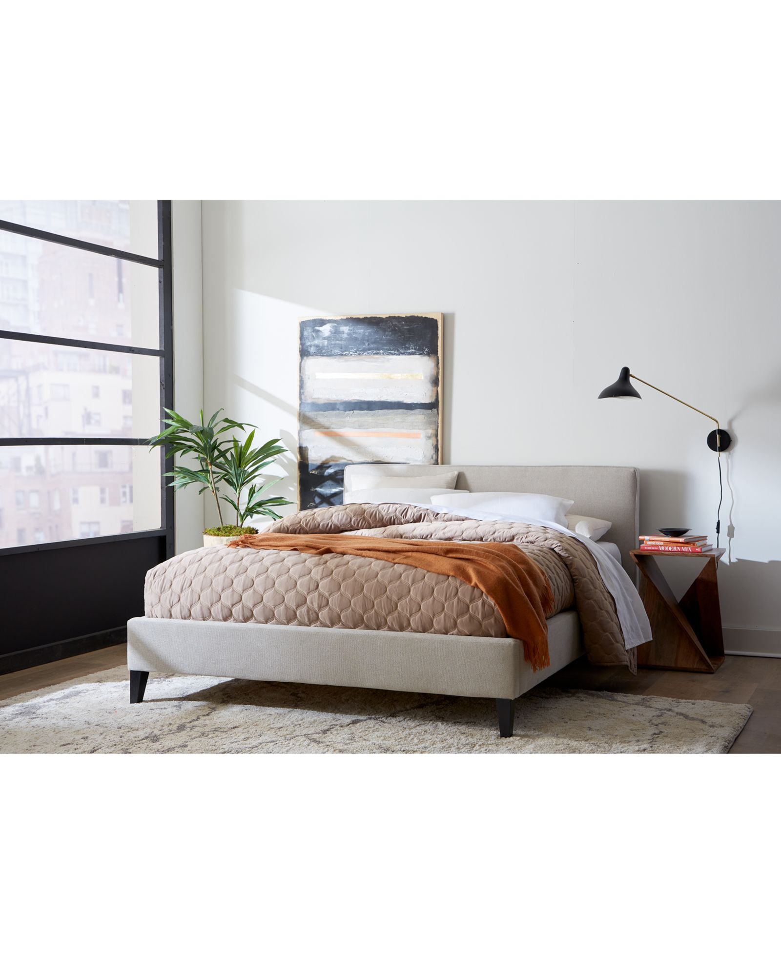 Mariley кровать Full Upholstered