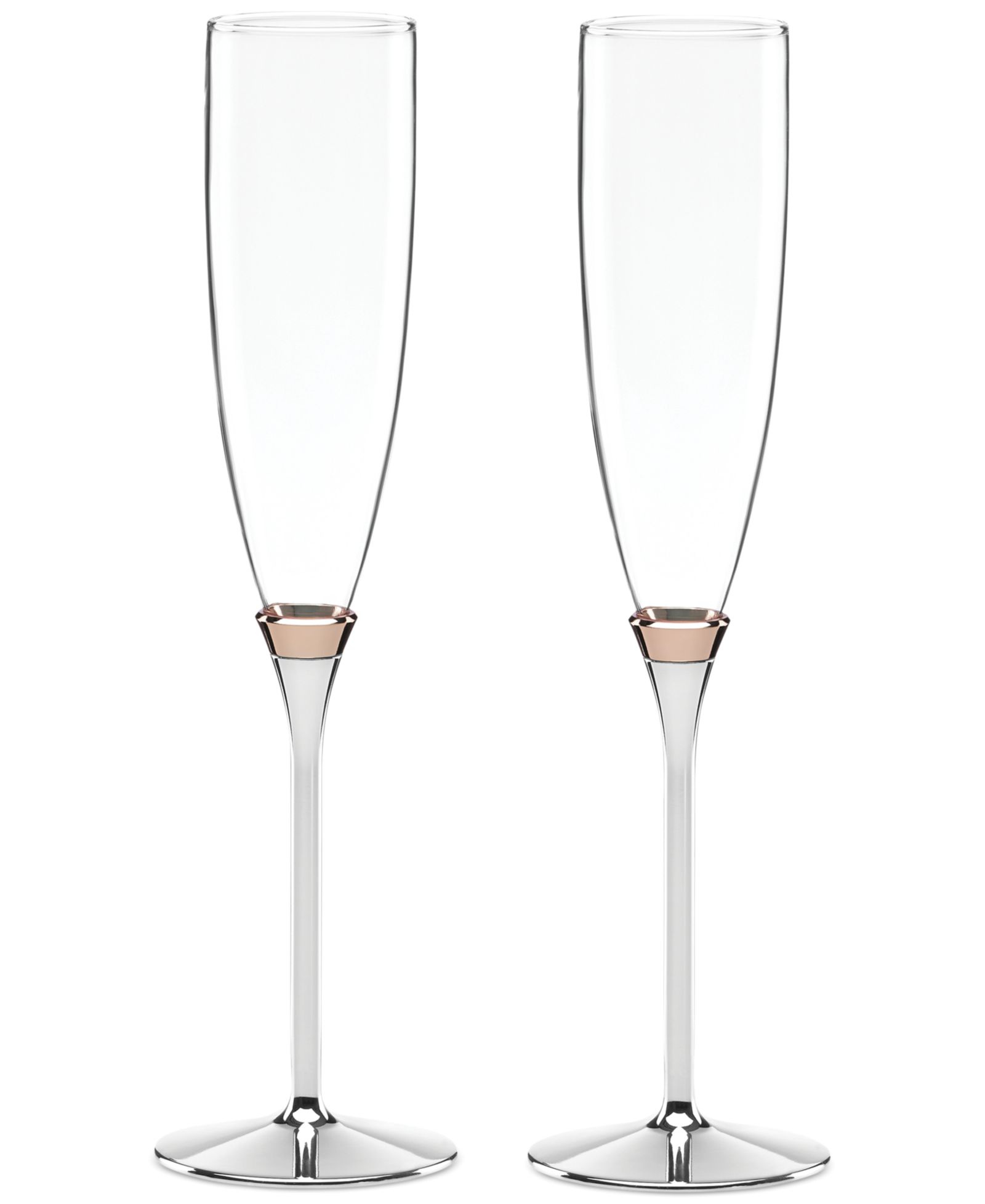 kate spade new york пара бокалов Rosy Glow